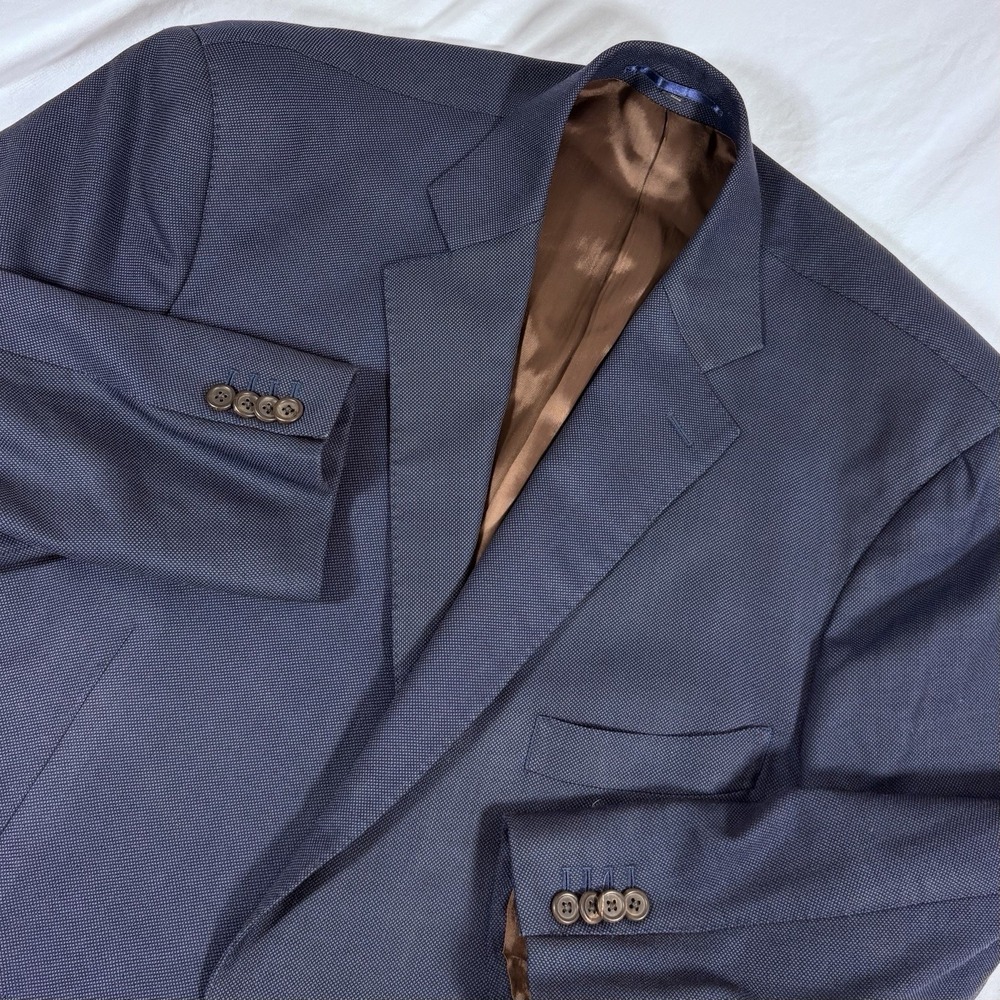Suitsupply Blazer Mens 46R Lazio Wool Sport Coat Vitale Barberis Navy Blue‎